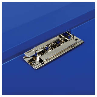 Папка с боковым зажимом А4, пластик, СТАММ 'Стандарт', синяя 5