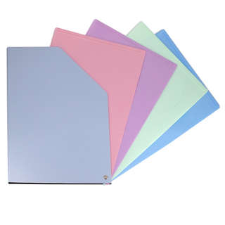 Архивная папка Alingar, A4, пластик, на резинке, 4 отделения, голубой 3