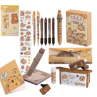 Набор школьный Alingar, 'Капибара', 27 предметов, картонная коробка 2