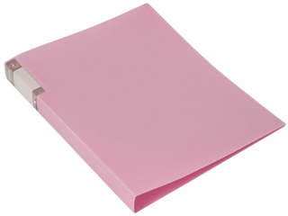 Папка с металлическим пружинным скоросшивателем, A4, пластик,...