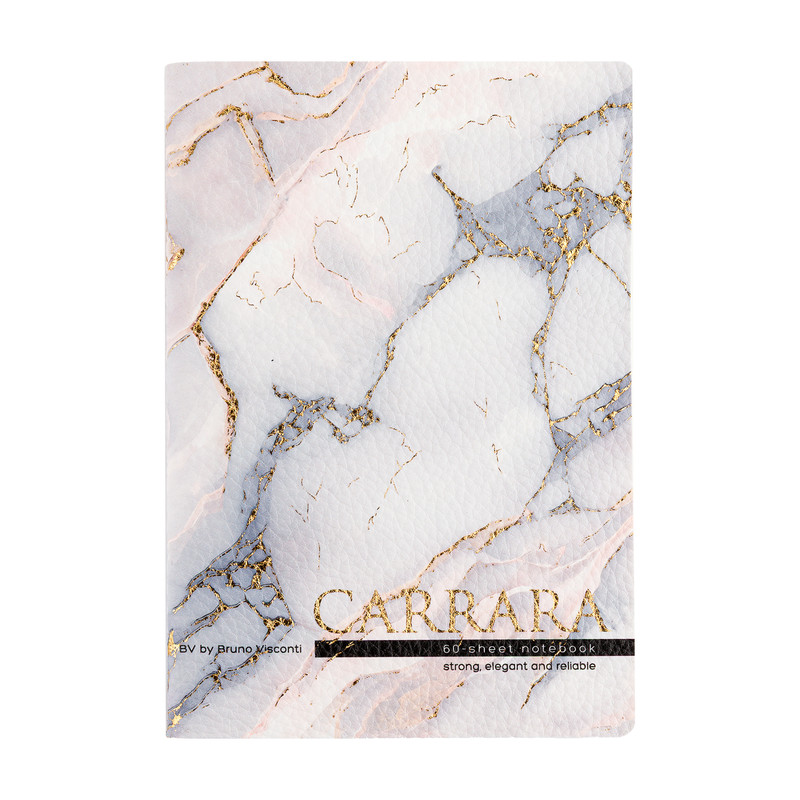 Тетрадь общая А5, 60 листов в клетку, BV Carrara
