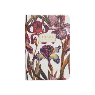 Ежедневник недатированный BV Flora: Ирисы, А7 (7х10 см), 416 страниц 2