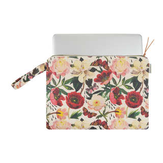 Папка на молнии А4, 37х27 см, BV Flora: Пионы 2