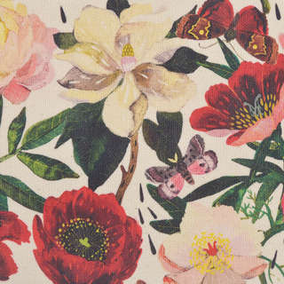 Папка на молнии А4, 37х27 см, BV Flora: Пионы 5