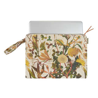 Папка на молнии А4, 37х27 см, BV Flora: Summer Greens 2