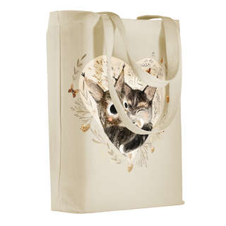 Сумка-шоппер BV Love Me: Котики, одно сердце, 34х36 см 2