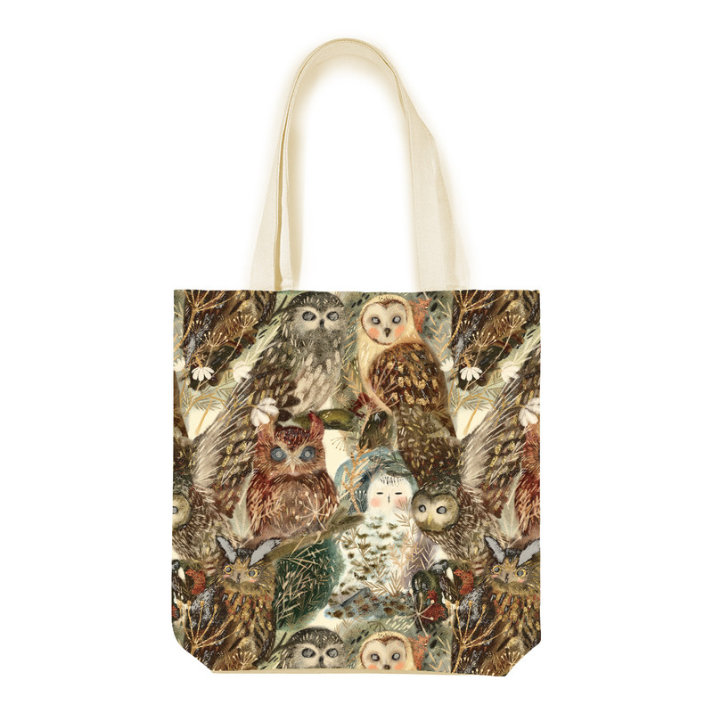 Сумка-шоппер BV Fauna: Волшебные совы, 34х36 см