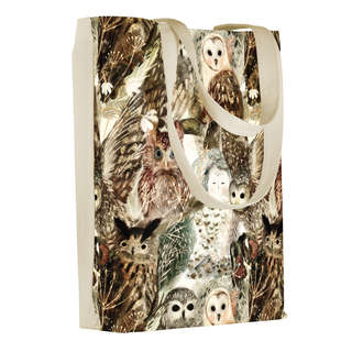 Сумка-шоппер BV Fauna: Волшебные совы, 34х36 см 3