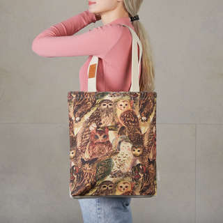 Сумка-шоппер BV Fauna: Волшебные совы, 34х36 см 5