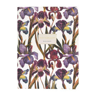 Тетрадь общая В5, 60 листов в клетку, BV Flora: Ирисы