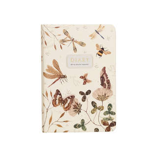 Ежедневник недатированный BV Fauna: Бабочки, стрекозы, А7 (7х10 см), 416 страниц 2