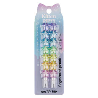 Набор карандашей сегментных ч/г MESHU 'Paws', HB, 2 шт, в бли...