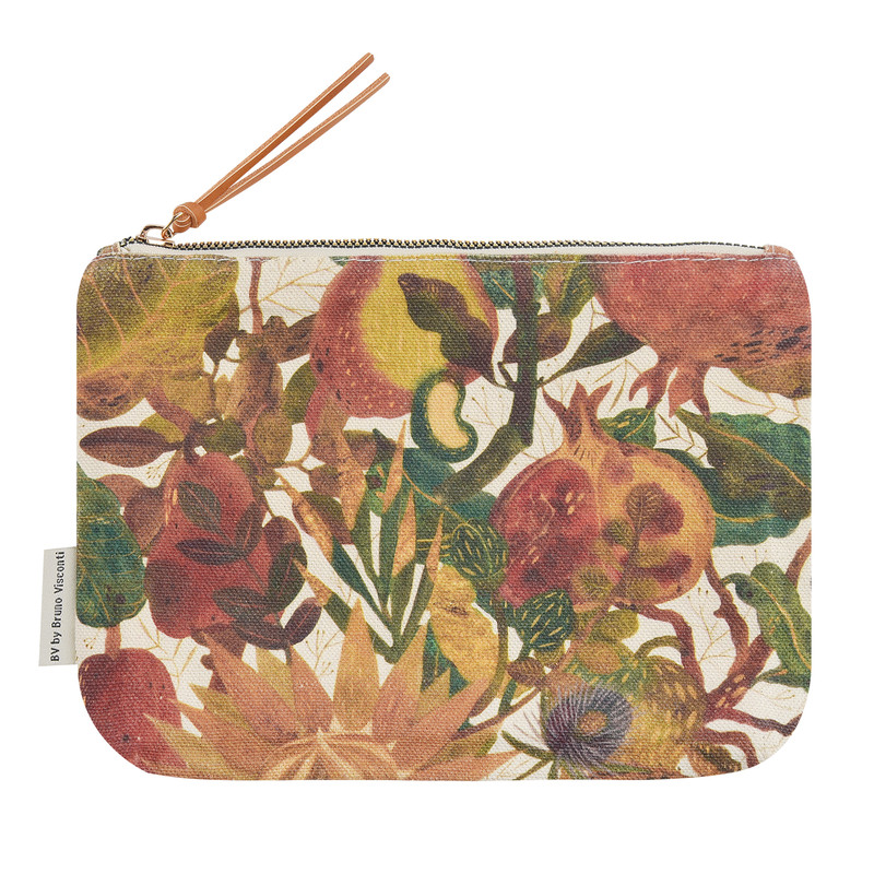 Косметичка на молнии, 22х15 см, BV Flora Tropical Fruits