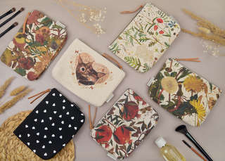 Косметичка на молнии, 22х15 см, BV Flora Tropical Fruits 8