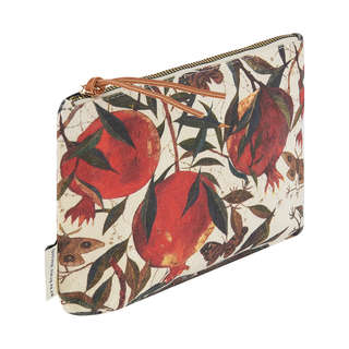 Косметичка на молнии, 22х15 см, BV Flora Гранат 2