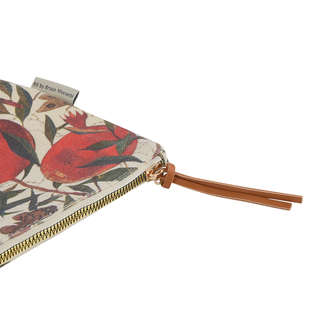 Косметичка на молнии, 22х15 см, BV Flora Гранат 3