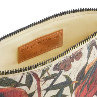 Косметичка на молнии, 22х15 см, BV Flora Гранат 4