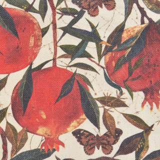 Косметичка на молнии, 22х15 см, BV Flora Гранат 6