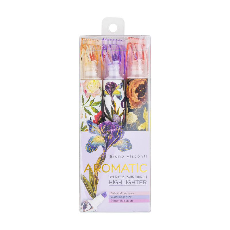 Набор текстовыделителей с запахом BV Flora