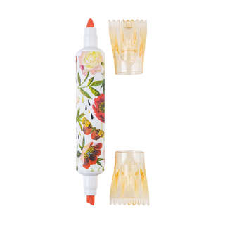 Текстовыделитель BV Flora Пионы, ароматизированный, персиковый 2