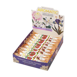 Текстовыделитель BV Flora Пионы, ароматизированный, персиковый 5