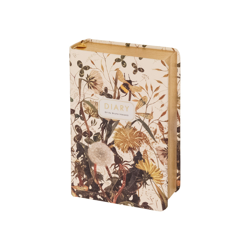 Ежедневник А7 (7х11 см) BV Flora: Summer Greens, 416 страниц