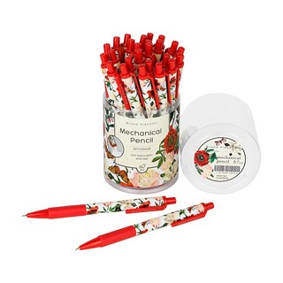 Карандаш механический с ластиком BV Flora: Пионы, 0.7 мм 2