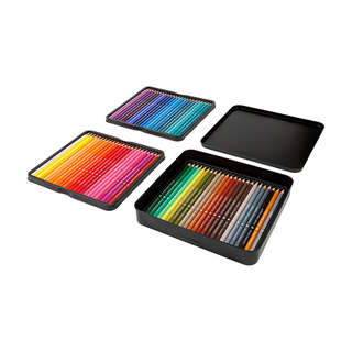 Карандаши цветные 72 цвета, грифель 3 мм, BV Flora: Гранат, в металлической коробке 3