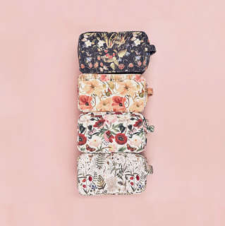 Косметичка на молнии, 23х14х10 см, BV Flora Лесные ягоды 6