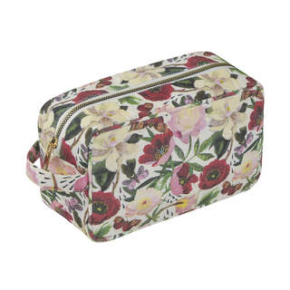 Косметичка на молнии, 23х14х10 см, BV Flora Пионы