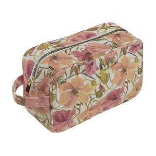 Косметичка на молнии, 23х14х10 см, BV Flora Цветочная страсть