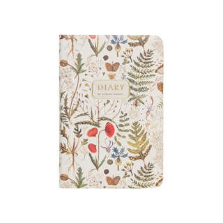 Ежедневник А7 (7х11 см), 416 страниц, BV Flora: Луговые травы 2