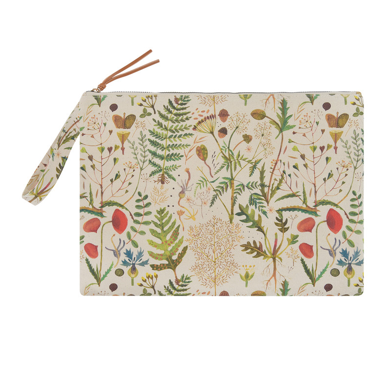 Папка на молнии А4, 37х27 см, BV Flora: Луговые травы