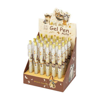 Ручка гелевая 0.5 мм, BV Love Me Котики, синяя 7