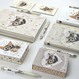 Ручка гелевая 0.5 мм, BV Love Me Котики, синяя 6