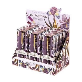 Ручка шариковая 0.5 мм, BV MimiWrite, Flora Ирисы, в подарочной упаковке 5