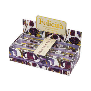 Ручка шариковая металлическая 0.7 мм, BV Felicita: Flora Ирисы, в подарочной упаковке 6