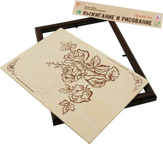 Ракета Доска для рисования и выжигания 'Розы 3 шт'