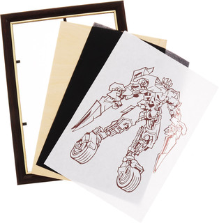 Ракета Доска для рисования и выжигания 'Трансформер Колесо' 2