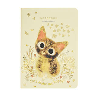 Тетрадь А6- (9х12 см) 32 листа в клетку, BV Love Me, Милый котик