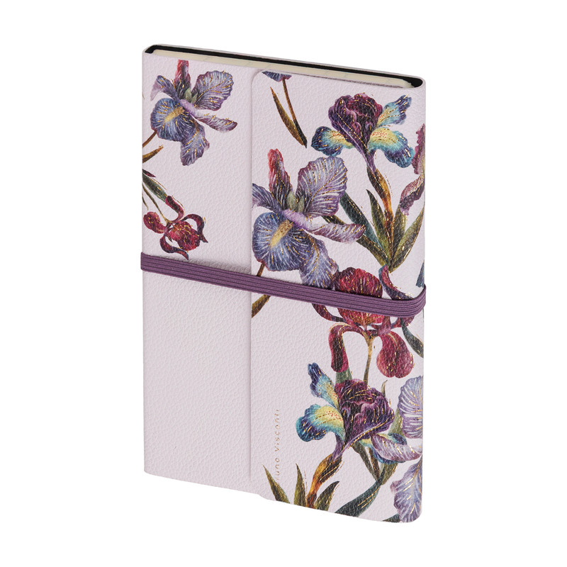Ежедневник недатированный А5, 192 страницы, BV Flora: Ирисы