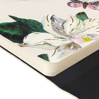 Ежедневник недатированный А5, 192 страницы, на резинке, BV Flora: Пионы 3