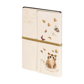 Ежедневник недатированный А5, 192 страницы, на резинке, BV Fl...