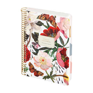 Тетрадь А5, 200 листов на спирали, с разделителями, BV Flora:...