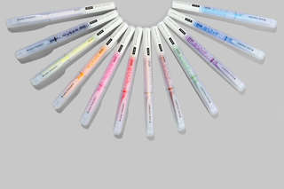 Набор из 12-ти акриловых ручек 1.0 мм, BV Love Me 7