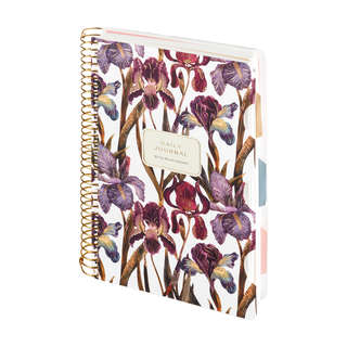 Тетрадь А5, 200 листов на спирали, с разделителями, BV Flora:...