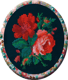 Набор для вышивания крестом 'Розы' 10 х 12 см