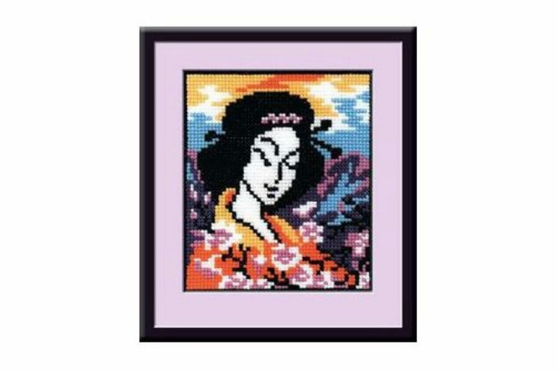 Набор для вышивания крестиком 'Японка'
