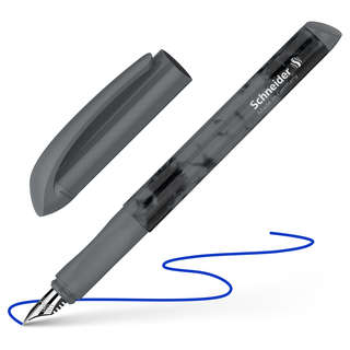 Ручка перьевая Schneider 'Easy navy DARK' синяя, 1 картридж, грип 3