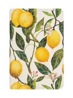 Обложка на паспорт женская 'Flora Paradise Lemons'